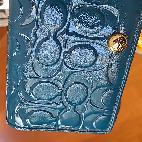 Patent Leather Coach Wallet - Picture 4 of 4